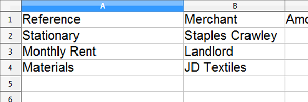 Export data to a spreadsheet